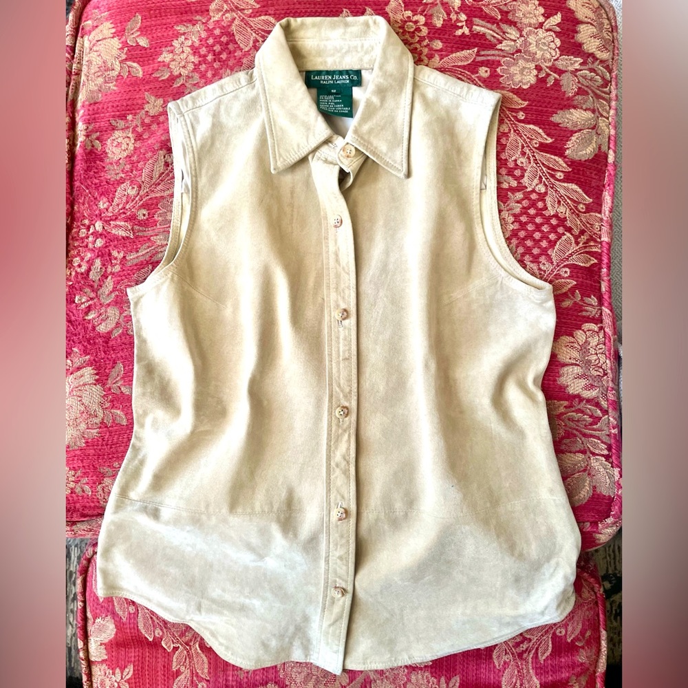Lauren Jeans Co. by Ralph Lauren, Vintage Suede Vest